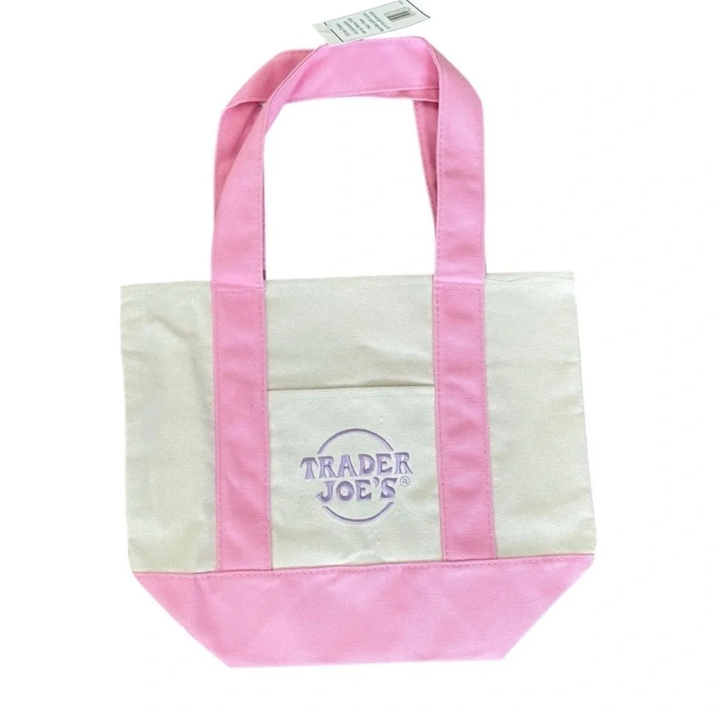 COPY - Canvas Tote Bag Set - Pink, Blue, Purple, Mint Green - Picture 3 of 5